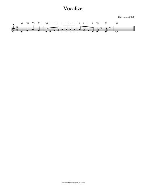 Vocalize 1