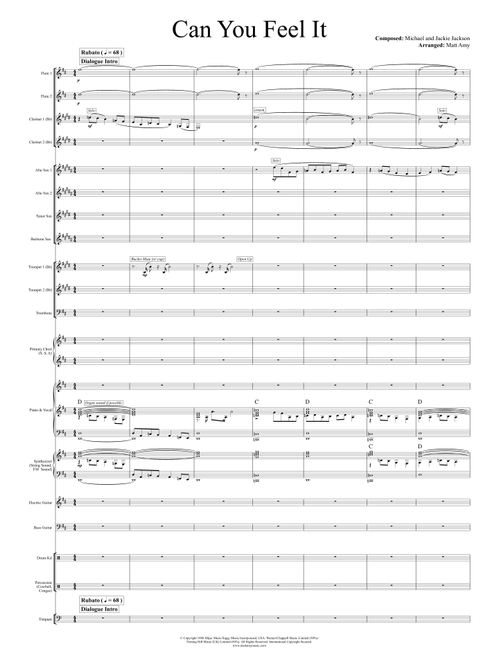 Can You Feel It (Arr. Matt Amy) - The Jackson 5 (Concert Band)