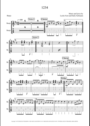 Play Official version of 1234 Sheet Music by Feist for Piano