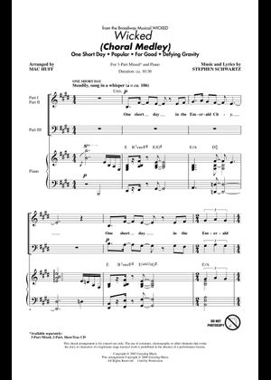 Wicked: A New Musical 楽譜集 Wicked A New Musical E-Z Play Today Volume 64 | Piano, Vocal