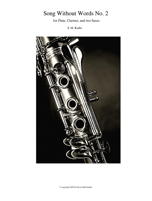 Song Without Words for Flute, Clarinet, and Two Saxes No. 2