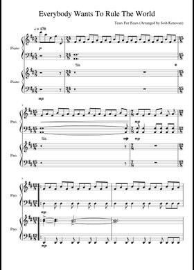 Free Tears for Fears sheet music | Download PDF or print on