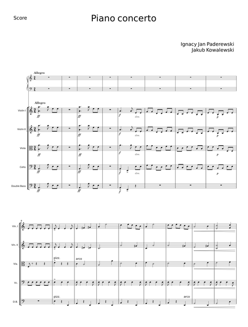 Piano Concerto, Op.17 - Ignacy Jan Paderewski