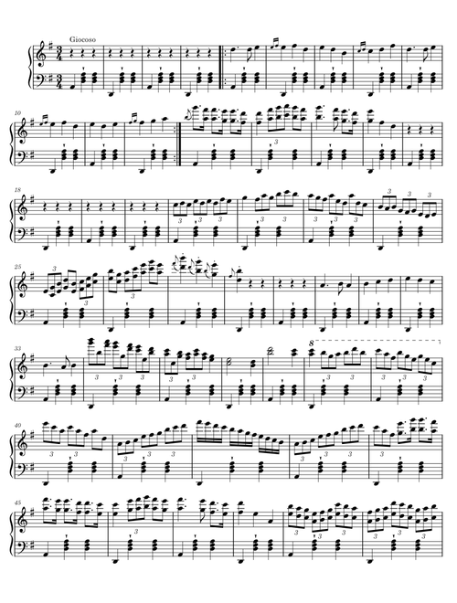 Waltz No.3 in G major, Op.58 – Leporlla