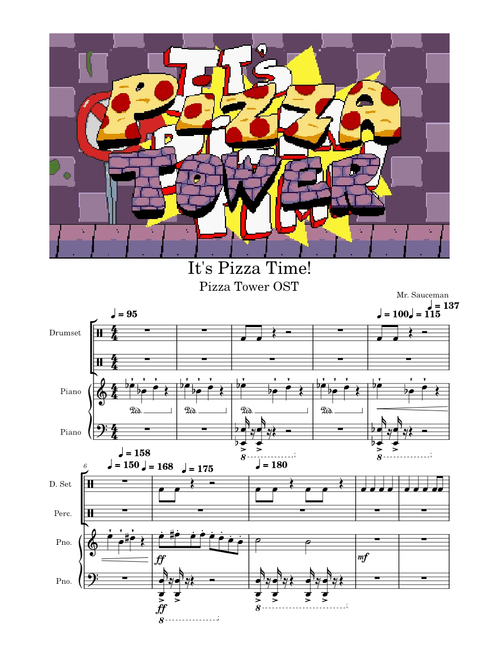It's Pizza Time! – Mr. Sauceman | Pizza Tower OST