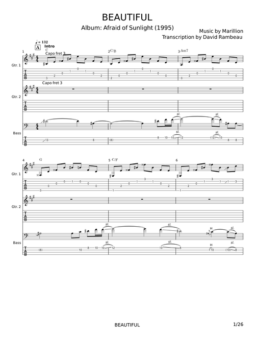 Beautiful - Marillion