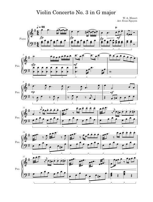 Ver. 2 - Violin Concerto in G