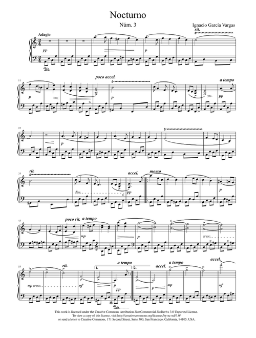Nocturno Núm. 3 (Nocturne No. 3)
