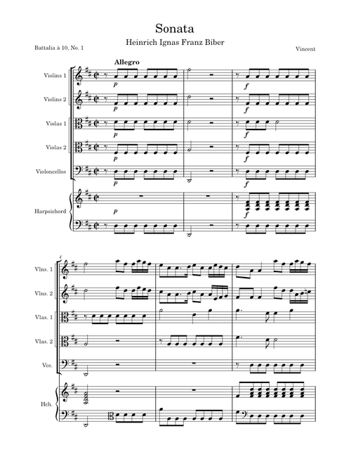Heinrich Biber - Sonata