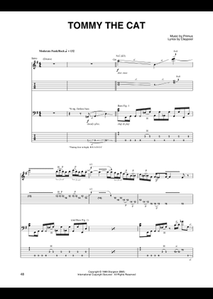Tommy the Cat Sheet Music for Snare drum, Drum group, Tenor drum, Bass ...