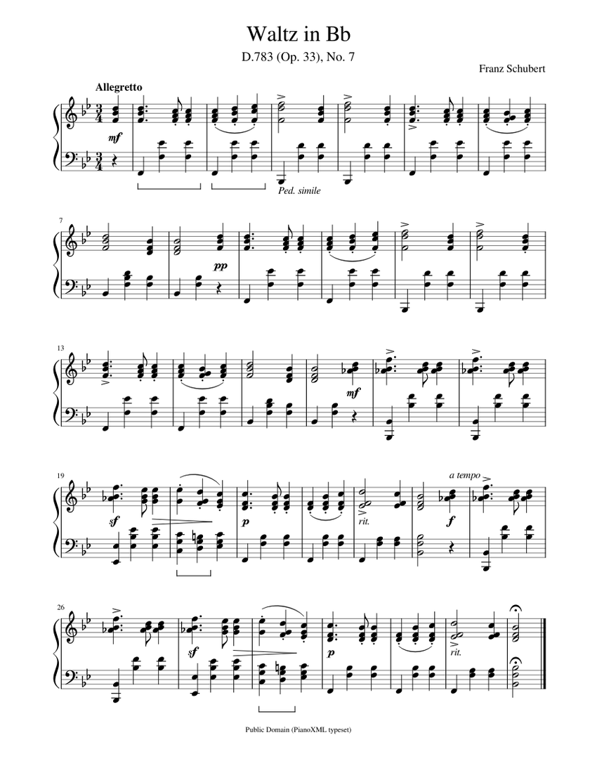 Waltz Op.39 No. 7