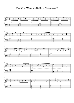 How to Choose the Right Do You Wanna Build a Snowman Piano Sheet