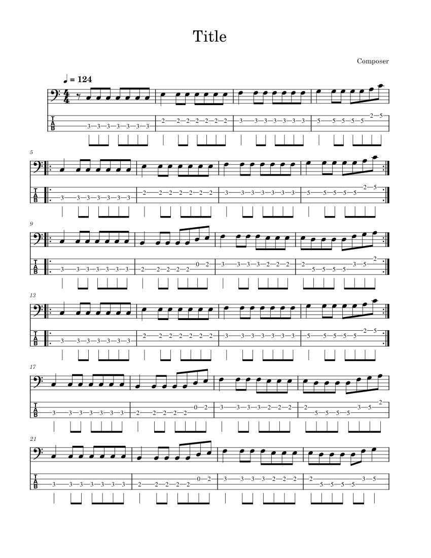 Sooner or Later - Grass Roots (Bass Tab) Sheet Music for Bass