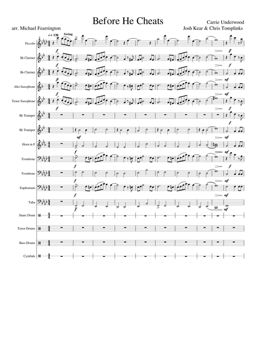 Before He Cheats - Marching Band
