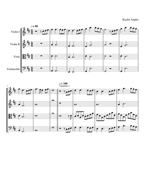 Variations on 'You Are My Sunshine'