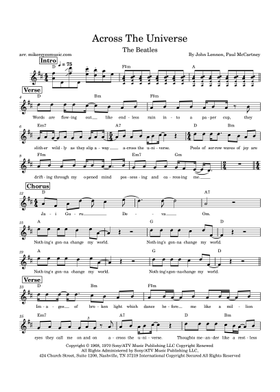 Discover The Beatles Complete Scores by the Beatles on MuseScore