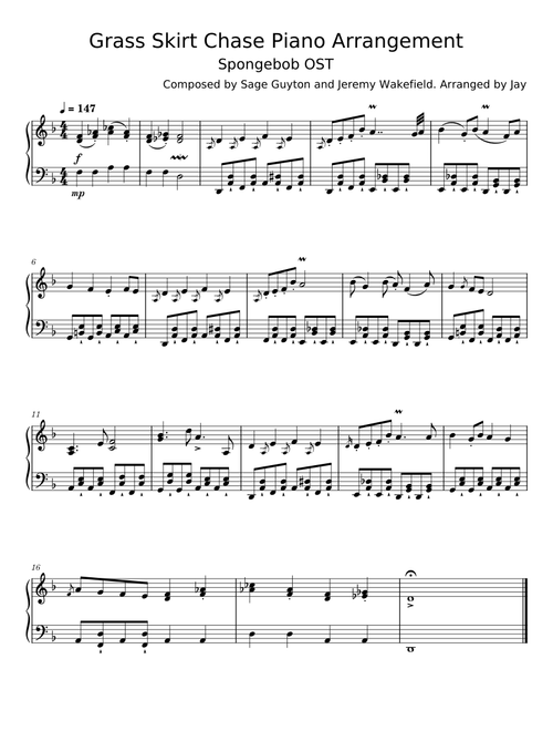 Grass Skirt Chase - Sage Guyton