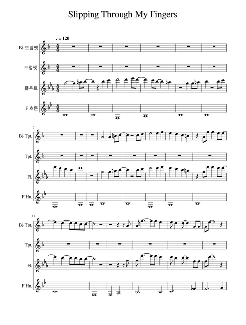 Slipping Through My Fingers - Whole