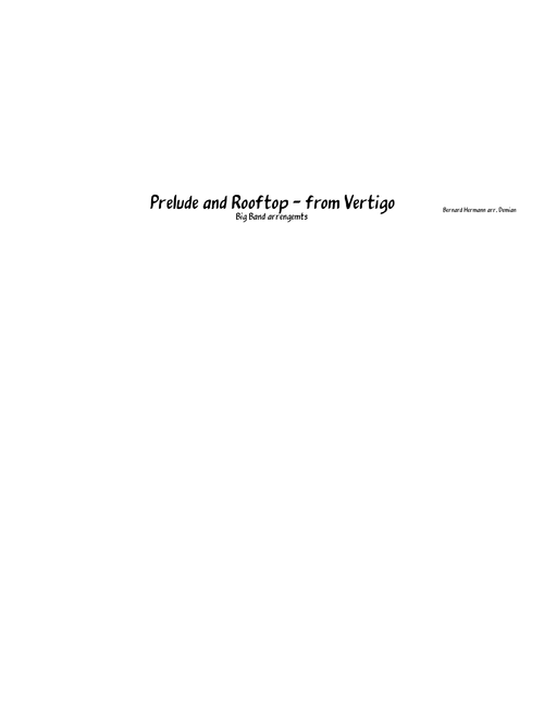 Prelude and Rooftop - from Vertigo – d3-keys