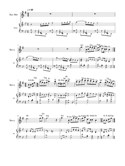 Nuovo Cinema Paradiso - Sax and Piano