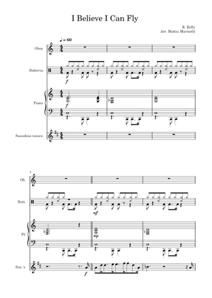 I believe i can fly – R. Kelly Sheet Music for Piano (Solo) easy