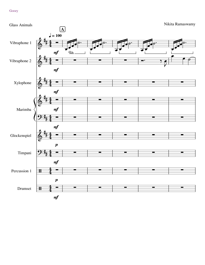 Gooey Glass Animals piano tutorial