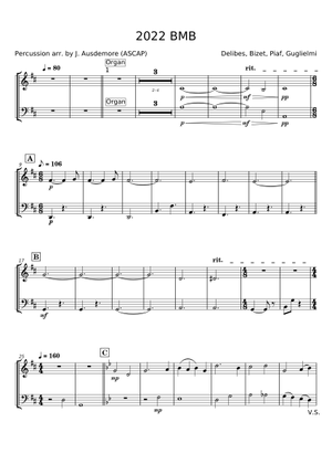 2022 BMB - Léo Delibes Sheet Music for Strings group (String Duet ...