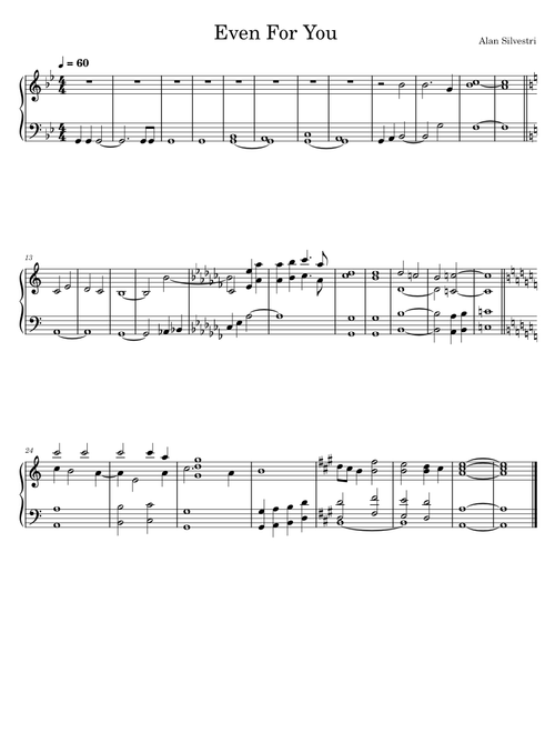 Even For You – Alan Silvestri