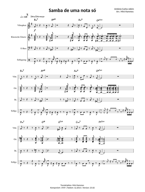 Antônio Carlos Jobim - Samba de uma nota so