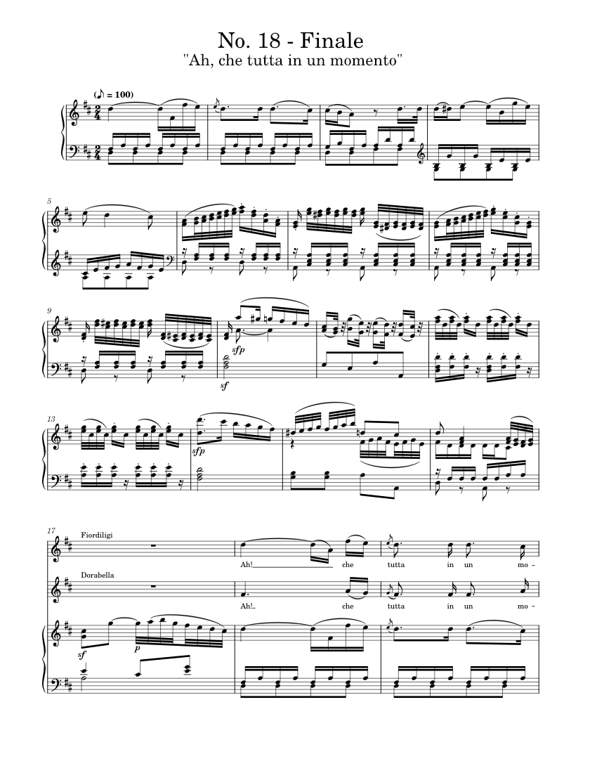 Così fan tutte: No. 18 - Finale 