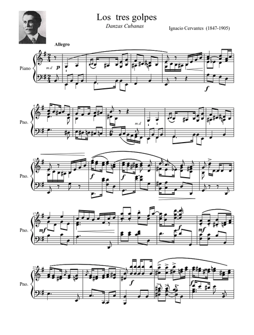 LOS TRES GOLPES Danza Ignacio Cervantes