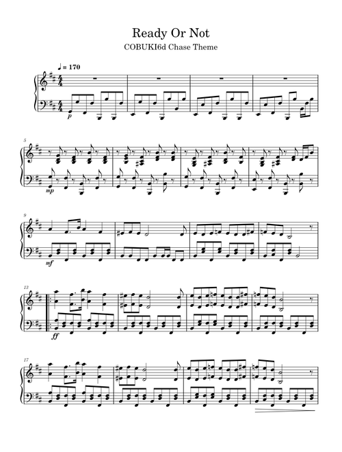 READY OR NOT - c00lkidd Chase Theme | Forsaken OST – Key after Key