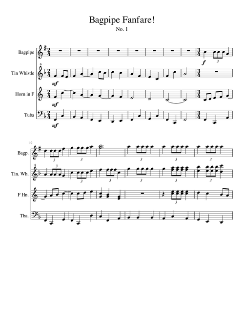 Bagpipe Fanfare!
