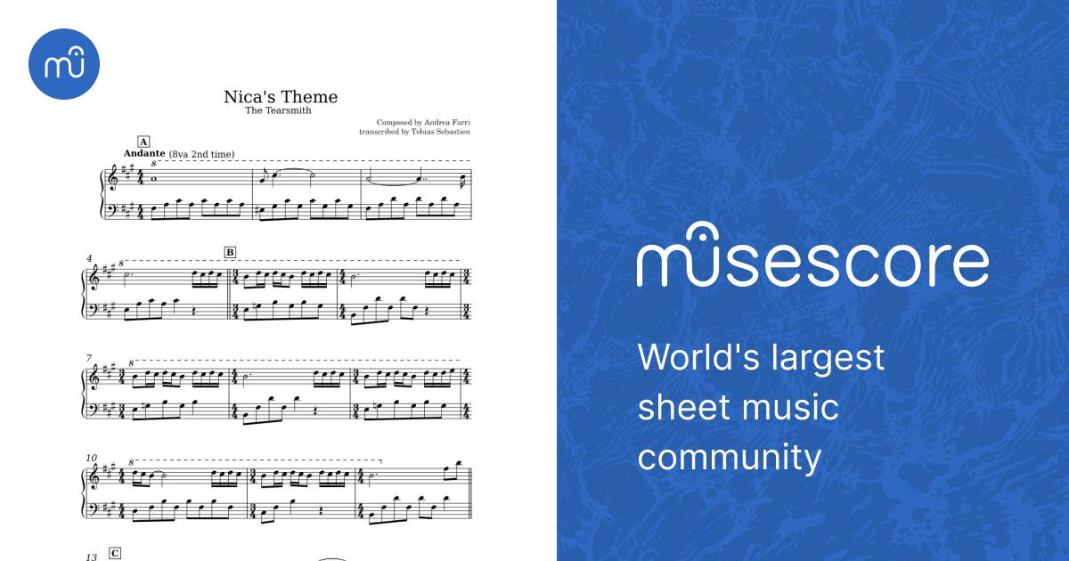 Nica's Theme (The Tearsmith) – Andrea Farri Nica's Theme (Easy ..., image size:1200x630