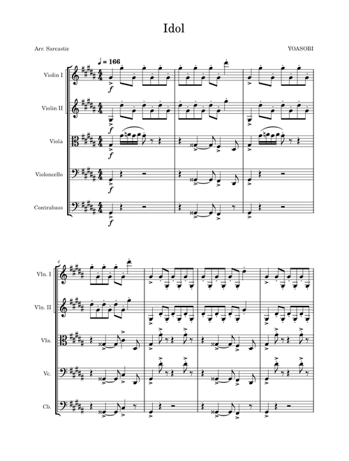 アイドル Idol – YOASOBI for String Orchestra