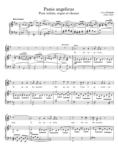 Panis angelicus - Franck
