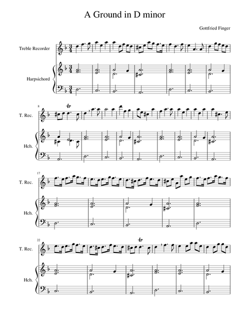 A Ground in D minor