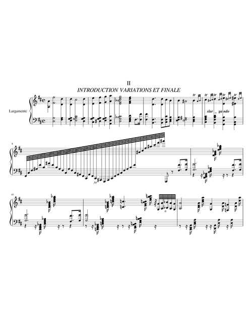 3 Grandes Études, Op.76 – Charles-Valentin Alkan 2. Introduction, variations et finale