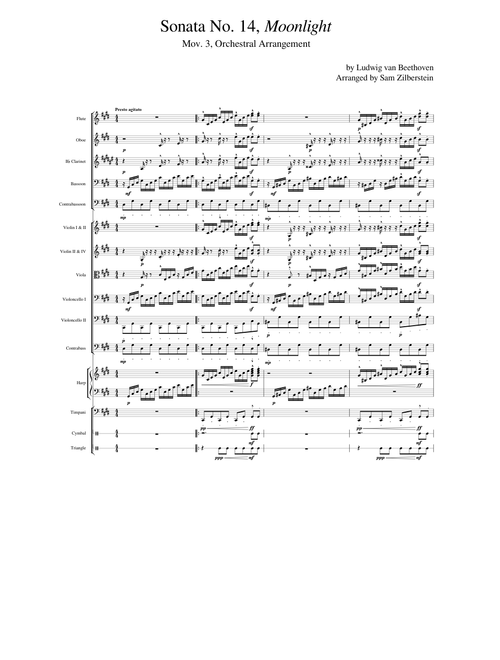 Moonlight Sonata Mov. 3 (Orchestral Arrangement)