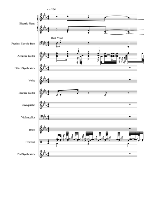 Staying Alive - Midi Conversion