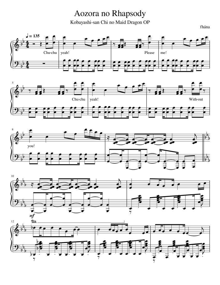FULL ver.) Aozora no Rhapsody / Rhapsody of Blue Sky [青空の