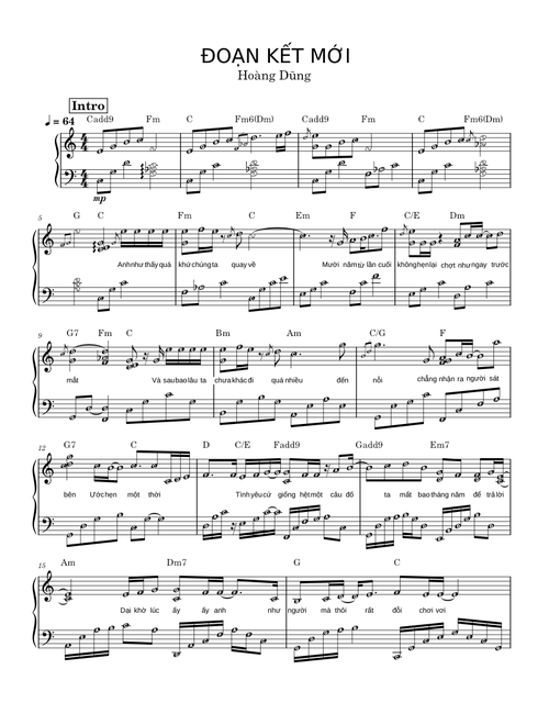 ĐOẠN KẾT MỚI - HOÀNG DŨNG