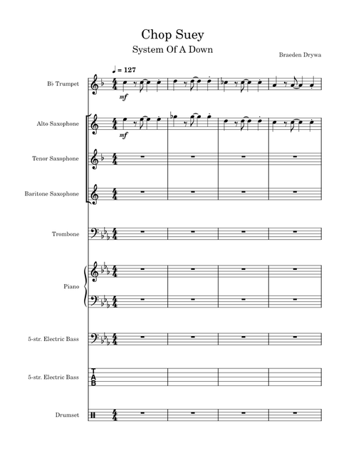 Chop suey – System of a Down