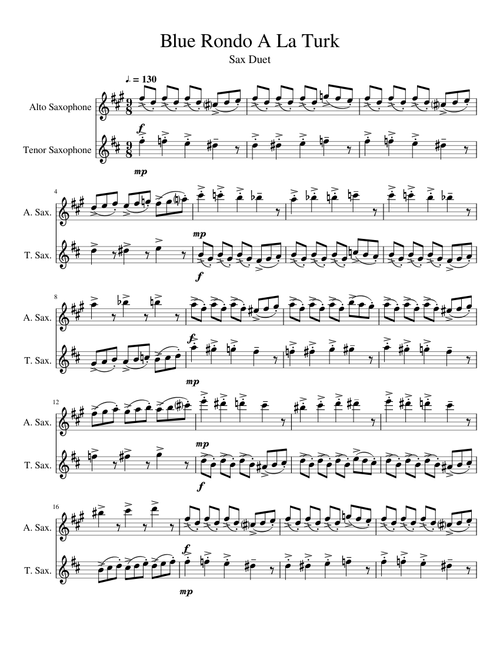 Blue Rondo A La Turk