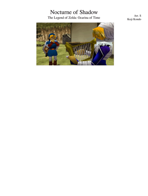 Ocarina of Time - Nocturne of Shadow