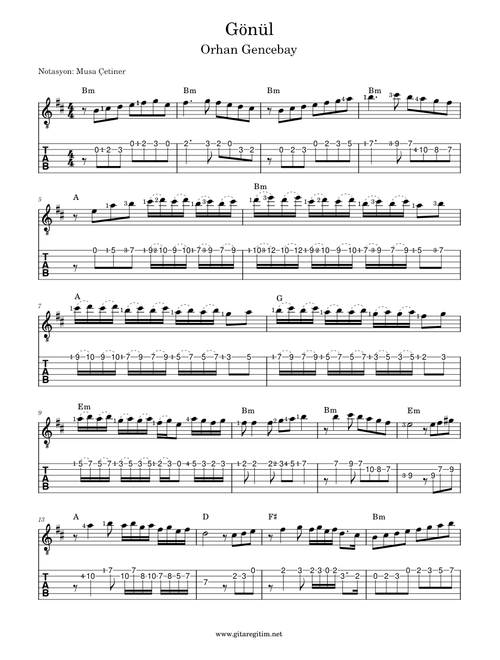 Gönül – Orhan Gencebay