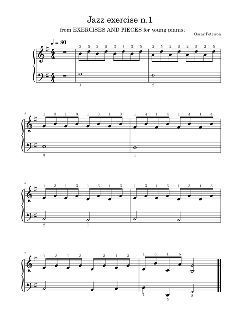 Exercise No.1 - Oscar Peterson