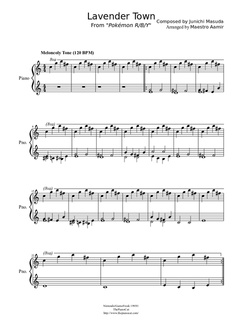 Lavender Town (Pokémon R/B/Y)