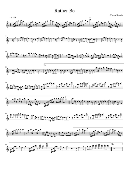 Rather Be Flute