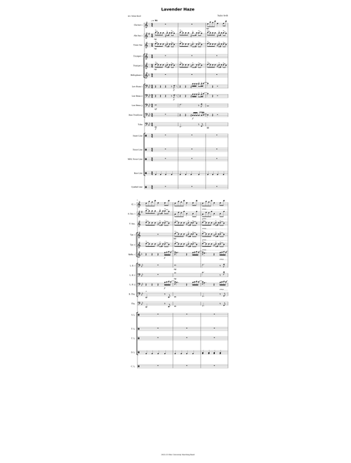 Lavender Haze - Taylor Swift arr. for Marching Band